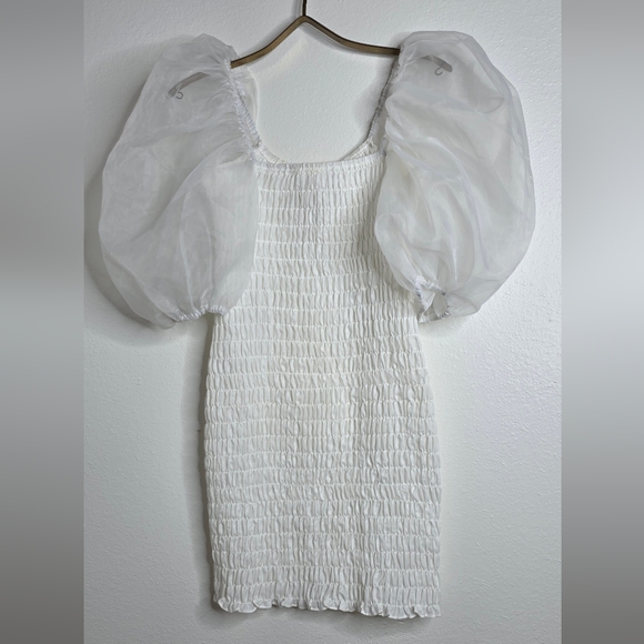 ​For Love & Lemons Marjori Mini Dress - White Size SM S19 Vault Bridal- Graduate - Picture 6 of 7